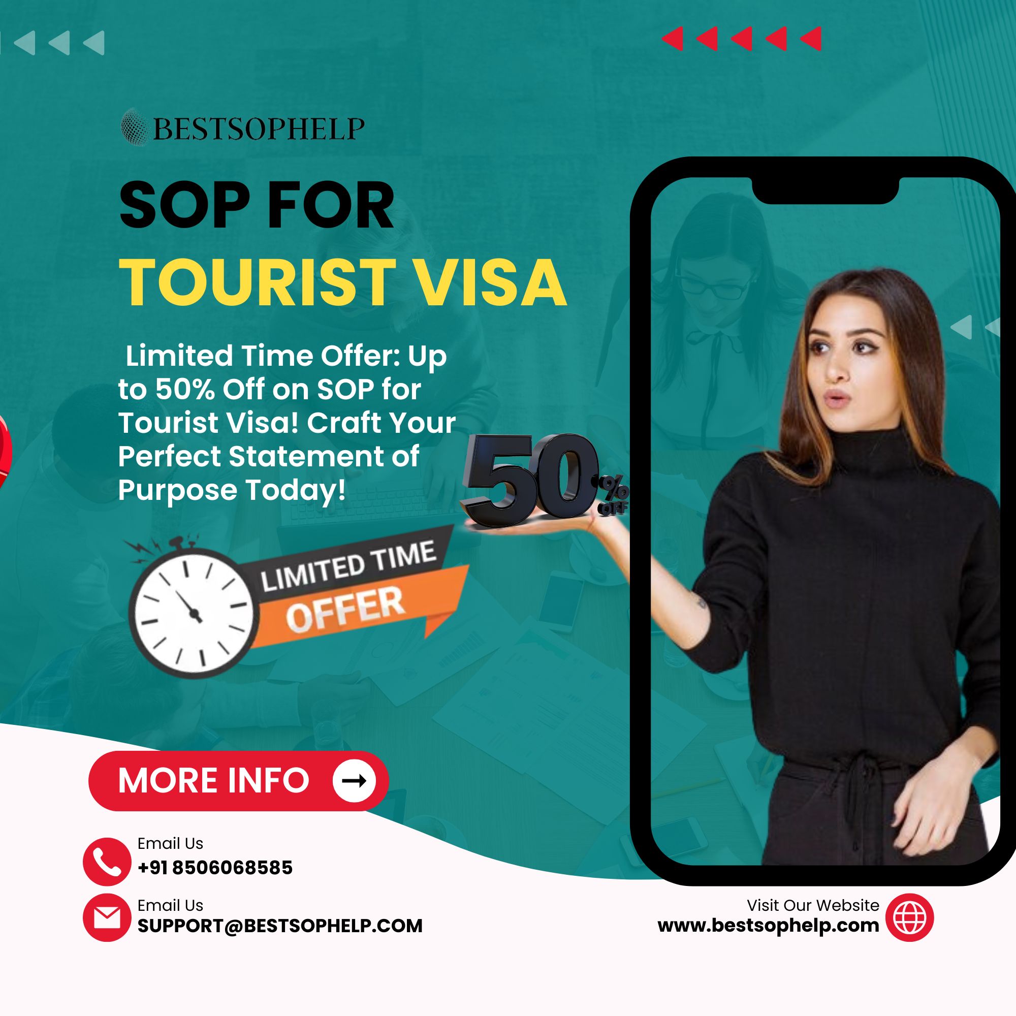 Limited Time Offer: Up To 50% Off On Sop For Tourist Visa! Craft Your Perfect Statement Of Purpose Today!